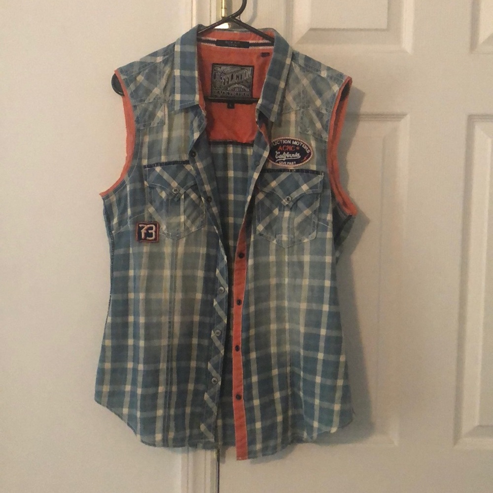 Affliction - L Sleeveless Garage Shirt